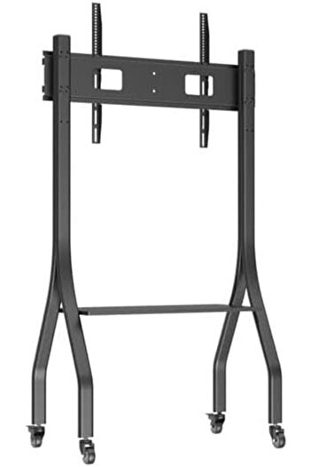 HAMOOD TV SA Classic Heavy Duty TV Cart, Steel Material, Black Color