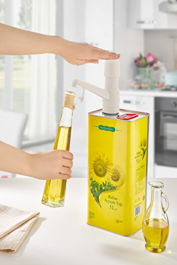 İndecor Houseware Pratik Sıvı Yağ Pompası Teneke Pompası