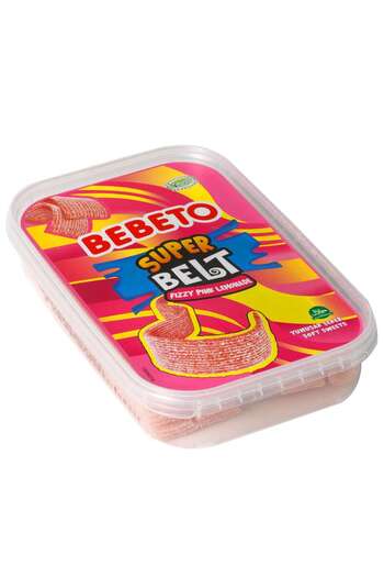 BEBETO Super Belt 400 Gr. Pink Lemonade Licorice