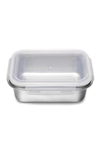 SAFA Stainless Steel Food Container Rectangular. Capacity 1200ML. / 119621
