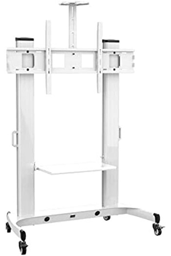 HAMOOD TV SA Classic Heavy Duty TV Stand with Adjustable Height, Wheels, 60 to 100 Inches