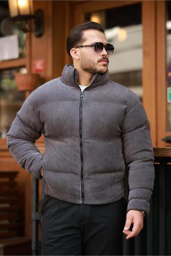 Cousens Half Oversize Velvet Men's Puffer Coat