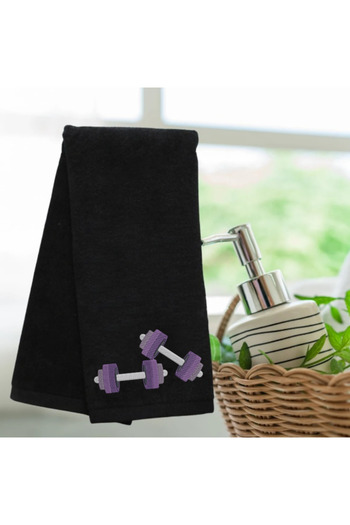 Ursa Dumbbell (Dumbell) Embroidered Design Sports Towel 50X90