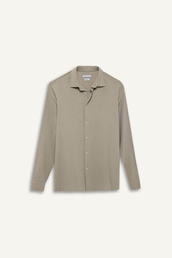 DeFacto Light Khaki Men's Shirt E7741Ax/Kh475