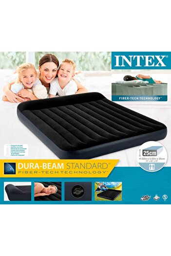 Intex King Dura-Beam Pillow Rest Classic Airbed