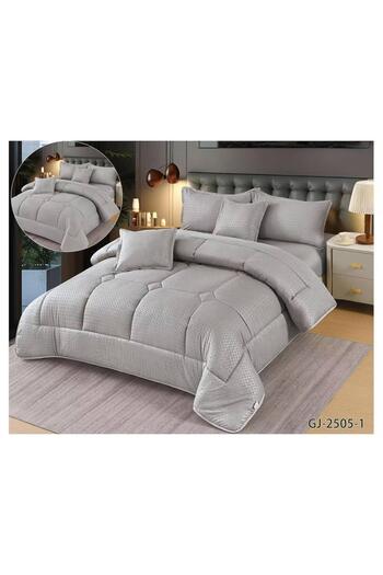 Red Rose A royal double bed sheet made of the finest microfiber, consisting of 6 pieces, measuring 260*240. Comfort and elegance.