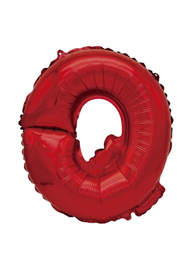 SDX Market Metallic foil balloon, Mirific Party, letter Q, 40 cm, Red