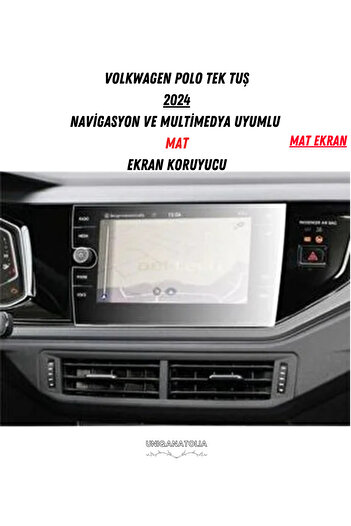 UniqAnatolia Polo One-Key 2024 Navigation and Multimedia Matte Screen Protector