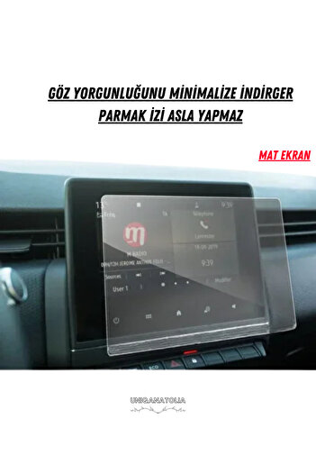 UniqAnatolia Clio 5 2023-2024 Navigation and Multimedia Compatible Matte Screen Protector