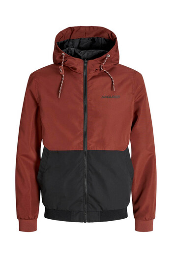 Jack & Jones Jjerush Hood Bomber Noos Red Men's Jacket 12200208