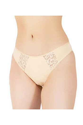 LUAN Classic Cotton and Elastane Pantyhose, Elegant Lace Details