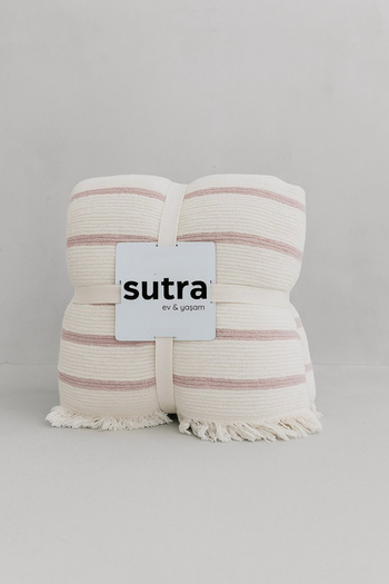 sutra 100% Cotton 8 Layer Muslin Fabric Double Size Quilt Bedspread - 250X280 cm
