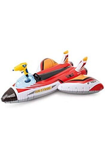 Mena Rise 57536 Aircraft with Water Gun 117 Cm, Water Sports, Beach Material, Inflatable Product, Swimming Accessory, K