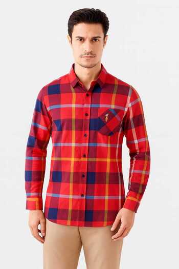 STITCH by MH Men's Checkered Cotton Shirts