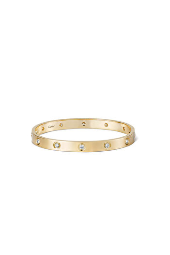 Luxe boutique Cartier Love bracelet 10 diamonds