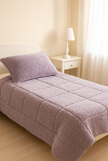 sutra Plush Single Comforter Quilt Set