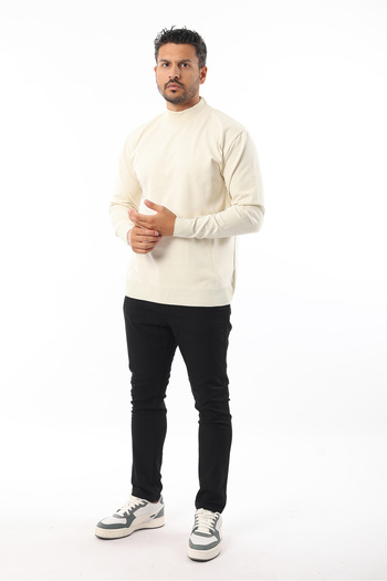 Rodrigo Men's Non-Pilling Standard Fit Half Turtleneck Knit Sweater