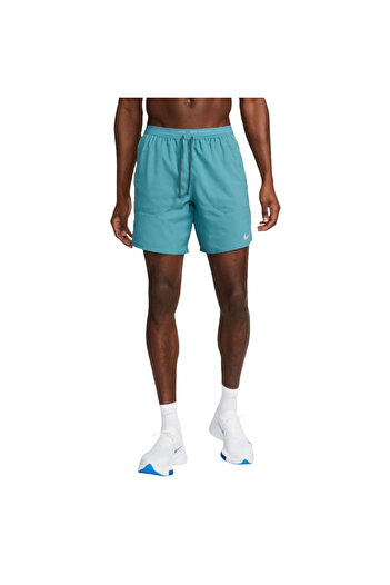 Nike Stride Men's Dri-FIT 18cm (approx.) Brief-Lined Running Shorts Mavi Erkek Şort
