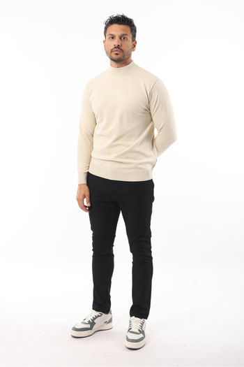Rodrigo Men's Non-Pilling Standard Fit Half Turtleneck Knit Sweater