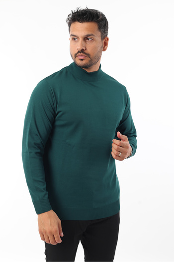Rodrigo Men's Non-Pilling Standard Fit Half Turtleneck Knit Sweater