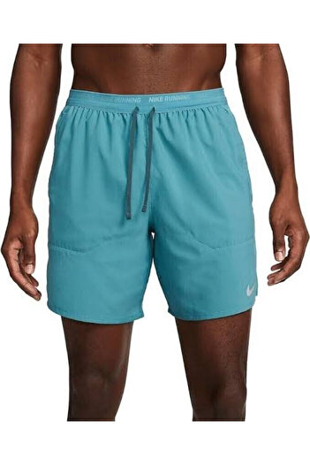 Nike Stride Men's Dri-FIT 18cm (approx.) Brief-Lined Running Shorts Mavi Erkek Şort