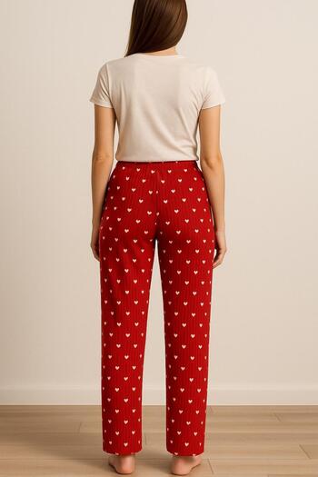 FAMES PİJAMA Winter Thick Fleece Lined Women's Pajama Bottoms