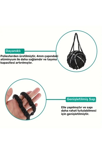 GlassySKY Thick Woven Net Mesh Ball Carrying Bag
