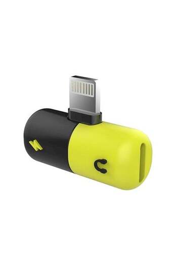 Generic 2-In-1 Adapter Converter Yellow/Black/Silver