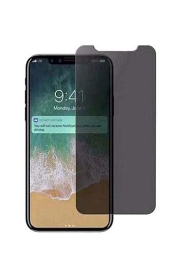 Generic واقي شاشة لجهاز Apple iPhone X أسود