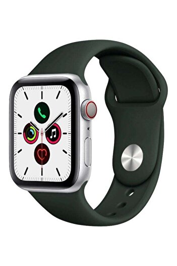 Perfii Replacement Band For Apple Watch Series 5/4/3/2/1 44/42mm Dark Green