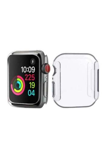 Generic Watch Case Cover 44mm Compatible with Apple Watch Series 8/7/SE/6/5/4/3/2/1 Clear