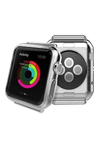 Generic Protective Case Cover For Apple Watch Series 3 42mm Clear