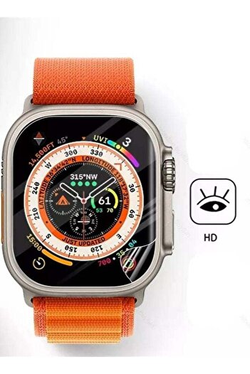 Generic 4 قطع من حماية الشاشة الشفافة من الهيدروجيل لساعة Apple Watch Ultra 49