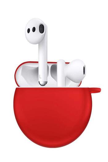 PEOK Drop-Proof Protective Case Cover For Huawei Freebuds3 Red