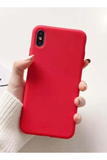 Generic Flexible and modern silicone case for iPhone X red color