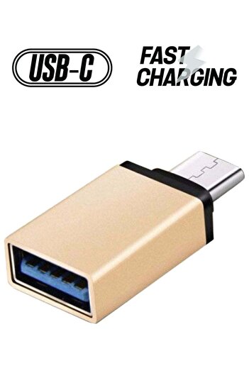 Generic USB To Type-C Adapter Gold/Black/Silver