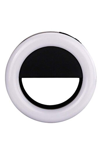 Generic Rechargeable 36-LED Selfie Ring Light Black/White