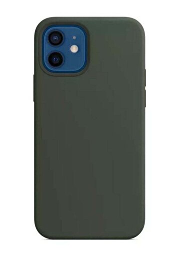 Generic Flexible and modern silicone case for iPhone 12Pro olive color