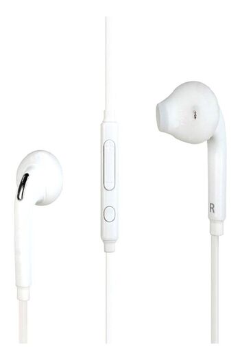 Generic In-Ear Earphones With Mic White