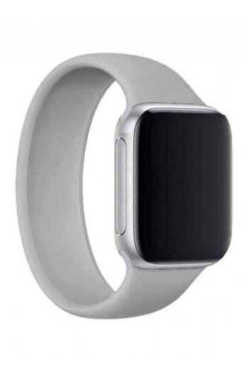 Generic Solo Loop Band For Apple Watch Series 6/SE 44mm Grey