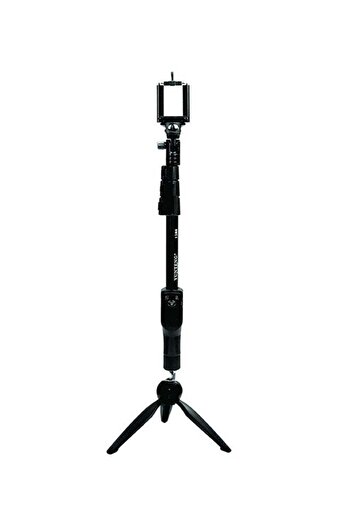 Generic Bluetooth Monopod Handheld Selfie Stick With Remote Shutter Black