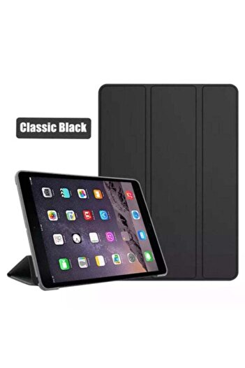 Generic Black leather smart bag with smart feature for iPad AIR 5/6 size 9.7 inch