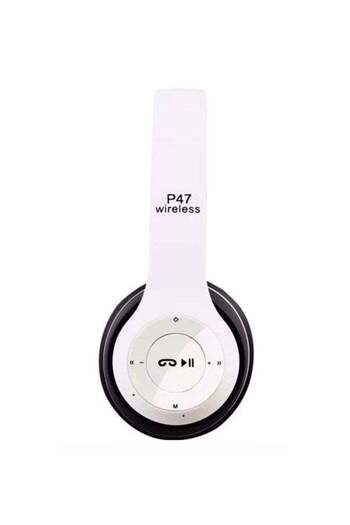 Generic P47 Bluetooth Headset White/Black