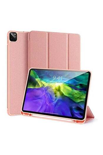 Generic For New Apple Ipad Pro 11 2020- Soft Tpu Back With Pencil Holder- Trifold Stand Cover With Auto Slee