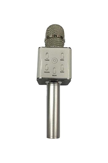 Generic Bluetooth Karaoke Mic Q7 Silver