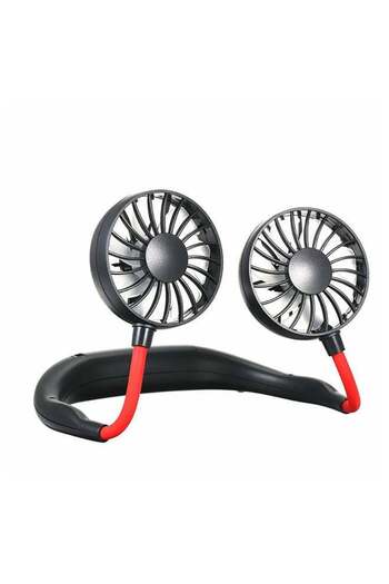 Generic Mini Cooling Wireless Neck Hanging Rechargeable Fan
