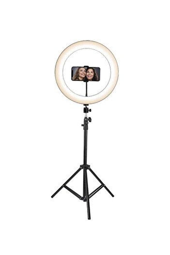 Generic LED Portrait Photography Ring Light Bracket Black