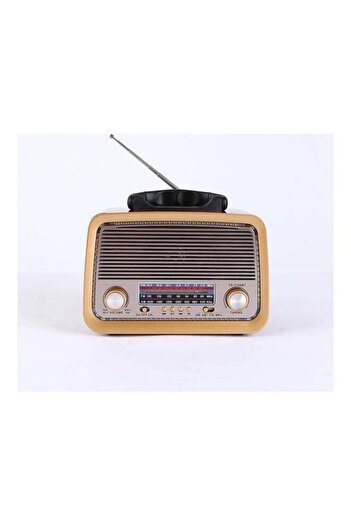 Generic Portable Retro Style FM/AM/SW 3 Band With Mp3 Player And Bluetooth Radio YS-3199BT Multicolour