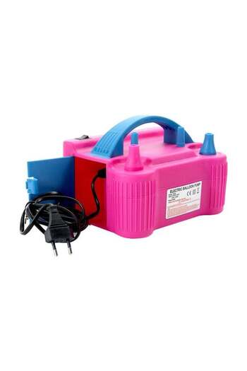 Generic 600 W Portable Dual Nozzle Air Blower Balloon Inflator Pump Multicolour