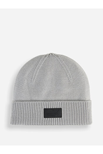 Puma Essentials Elevated Rubber Patch Low Crown Beanie